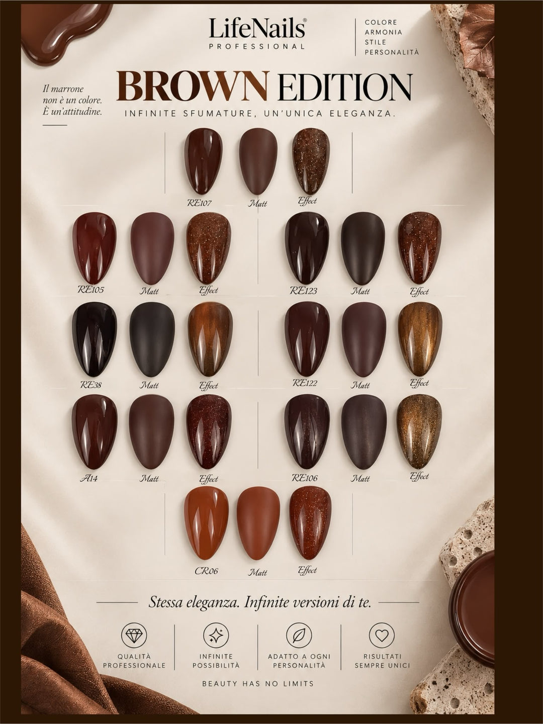 collezione brown lifenails