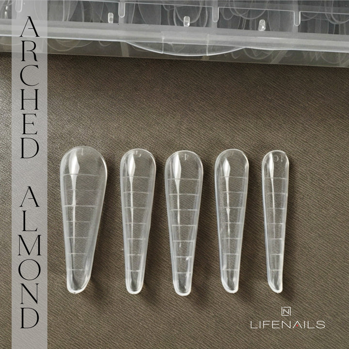 dual form arched almond lifenails