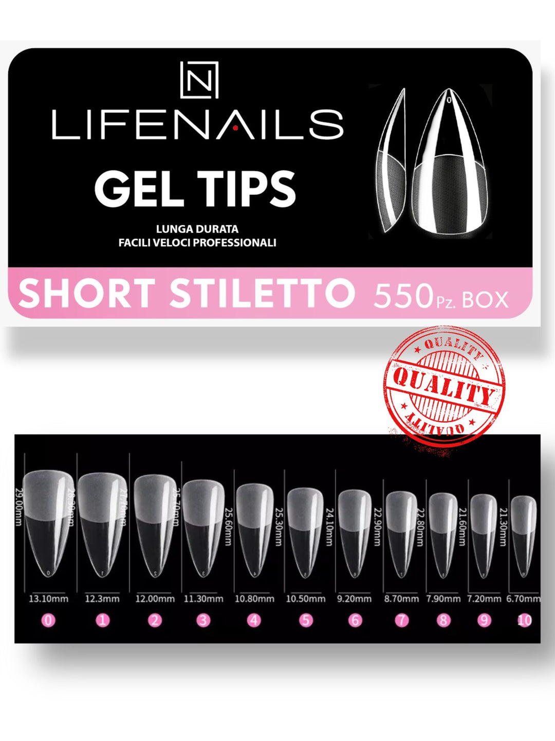 box short stiletto