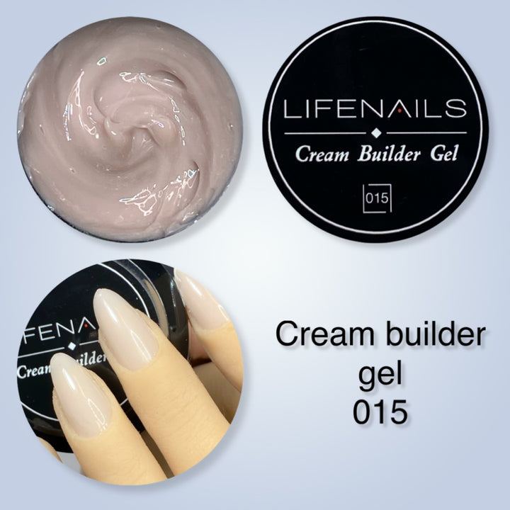 cream builder gel 015 lifenails