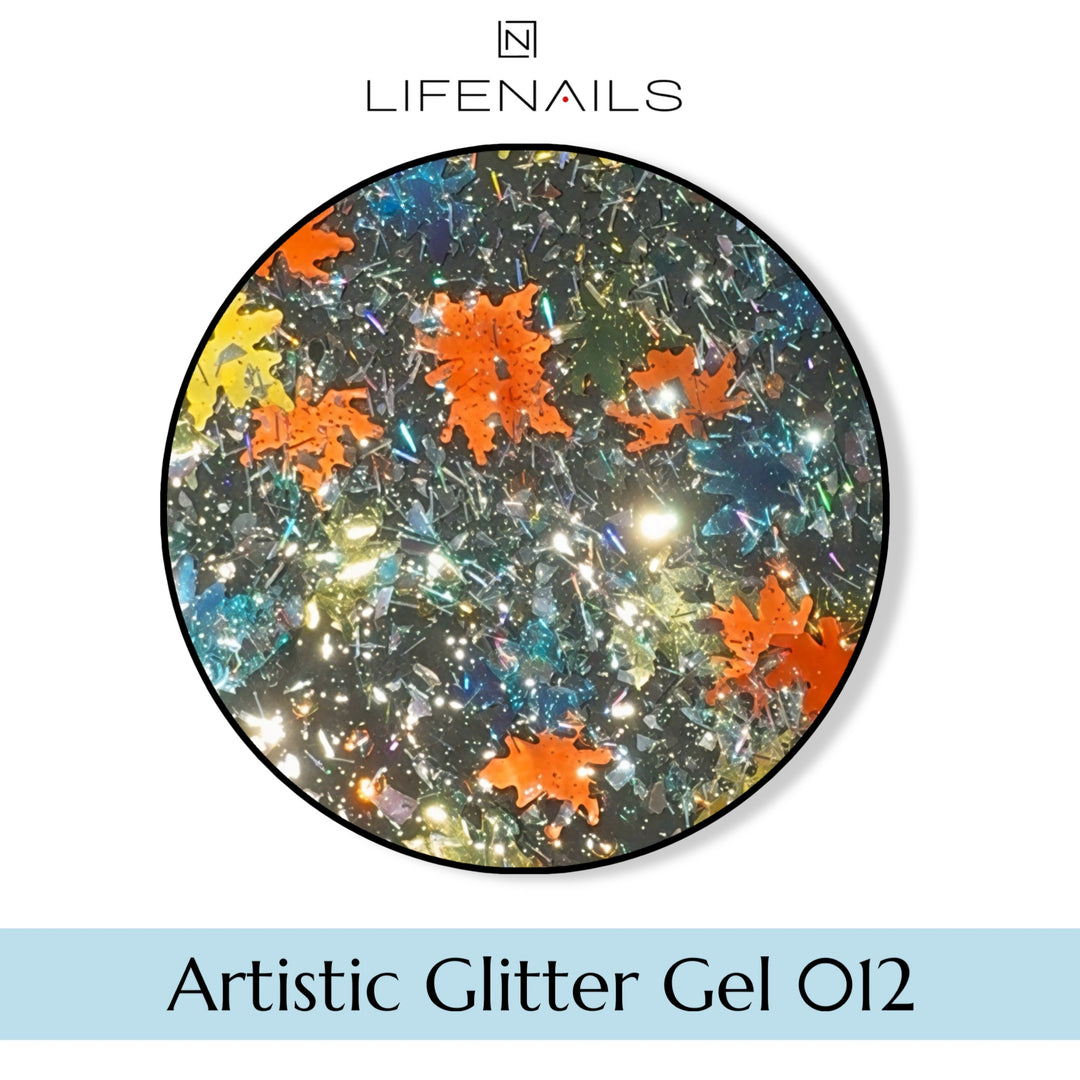 gel glitter color 012 lifenails
