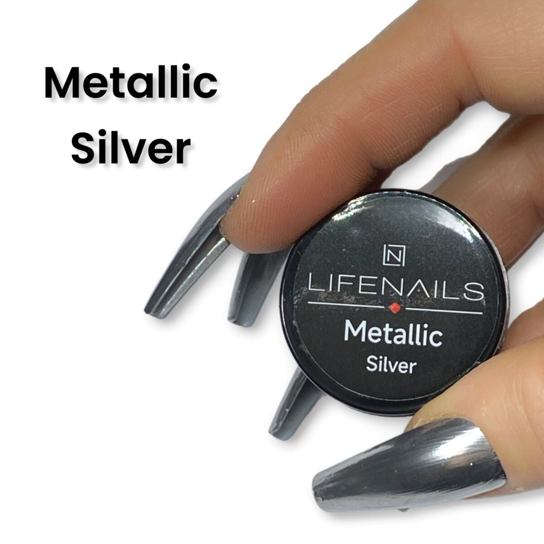 metallic silver lifenails 1